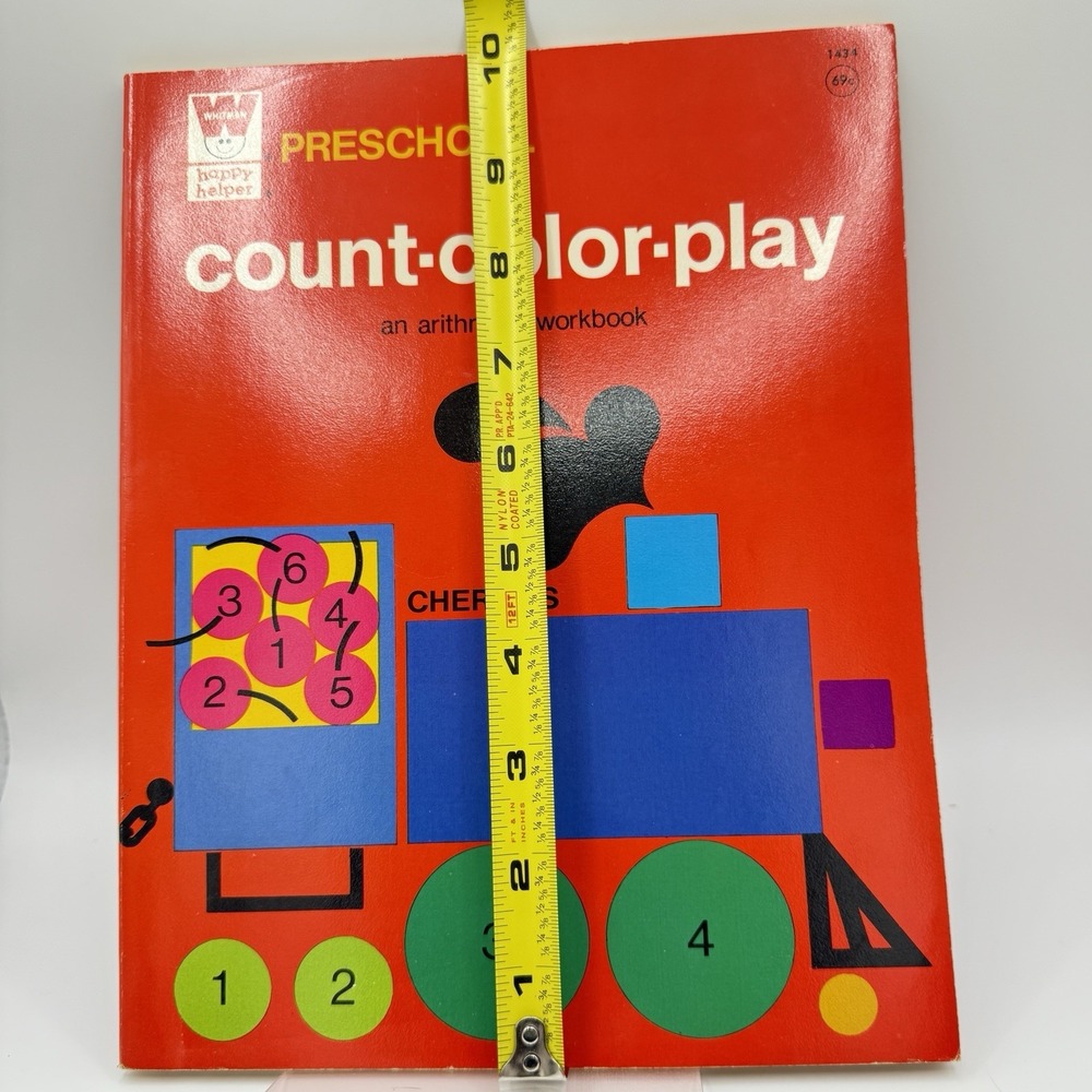 Happy Helper Count Color Play Preschool Math Workbook **‎ Some Writing - Picture 8 of 11